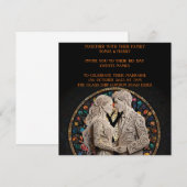 Save The Date Couples mariés personnalisés  (Devant / Derrière)