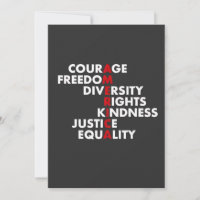 Courage Liberté Droits Diversité