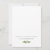 Save The Date Couronne de feuilles de palmier tropical et verdur (Dos)