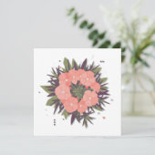 Save The Date Couronne de fleurs de l'harmonie (Debout devant)