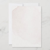 Save The Date Couronne de mariage élégante de fleurs séchées (Dos)