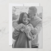 Save The Date Couronne de monogramme classique élégante pour mar (Dos)