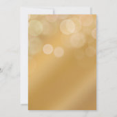 Save The Date Coutume Golden 50e anniversaire de Mariage (Dos)