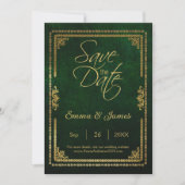 Save The Date Couverture de livre thème conte de fée rustique ve (Devant)