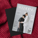 Save The Date Couverture de magazine amusant Photo unique Mariag<br><div class="desc">Surprenez vos proches avec cette invitation ultra élégante,  avec votre photo personnalisée et les détails. Ajoutez facilement tous vos détails en cliquant sur l'option "personnaliser".</div>