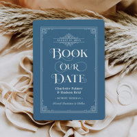 Couverture de mariage vintage Blue Book