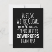 Save The Date Coworker | Moving | Leaving (Devant)