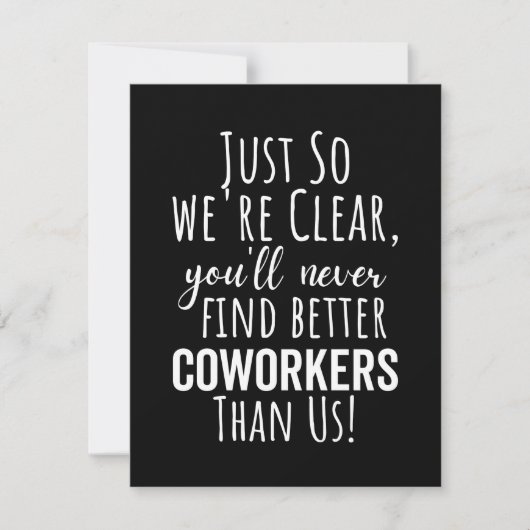 Save The Date Coworker | Moving | Leaving (Devant)