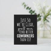 Save The Date Coworker | Moving | Leaving (Debout devant)