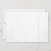 Save The Date Crâne de vache rustique flou d'aquarelle photo (Dos)