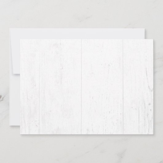 Save The Date Crâne de vache rustique flou d'aquarelle photo (Dos)