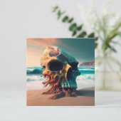 Save The Date Crâne sur la plage (Debout devant)