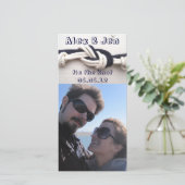 Save The Date Cravate du noeud Enregistrer la date (Debout devant)