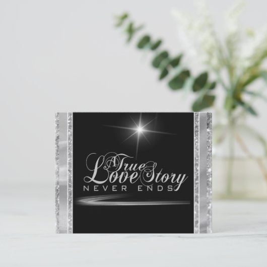 Save The Date Cravate noire Enregistrer la date (Debout devant)