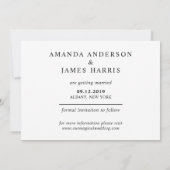 Save The Date Crayonnez-nous dans la photo Enregistrer la date (Dos)