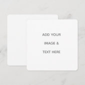 Save The Date Create Your Own white  (Devant / Derrière)