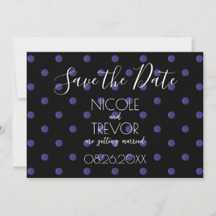 Save The Date Créer votre propre - À petits pois rétro simples