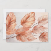 Save The Date Créer votre propre - Feuilles d'automne (Dos)