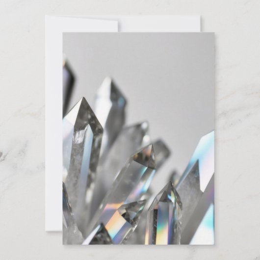 Save The Date Créez vos propres cristaux transparents personnali (Dos)