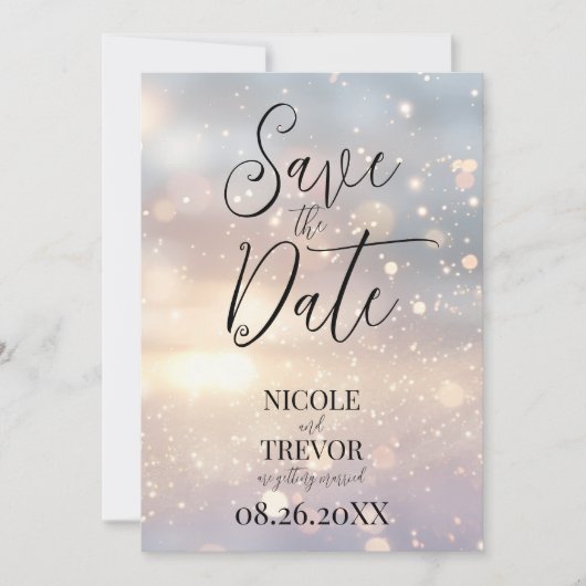 Save The Date Créez vos propres éclaboussures lumineuses personn (Devant)