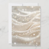 Save The Date Créez vos propres vagues blanches ivoire personnal (Dos)