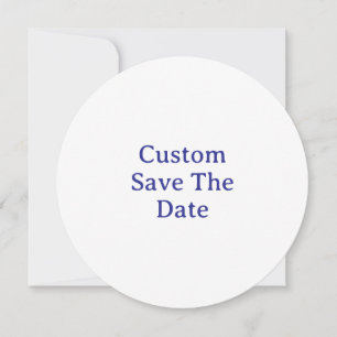 Save The Date Créez votre cercle personnalisé de 5,25" x 5,25"