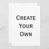 Save The Date Créez votre propre (Devant / Derrière)