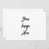 Save The Date Créez votre propre (Devant / Derrière)