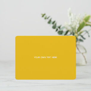 Save The Date Créez Votre Propre Conception Personnalisée Jaune