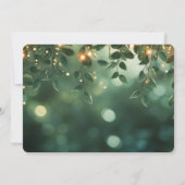 Save The Date Créez votre propre - Lumières or et Feuilles (Dos)