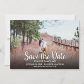 Save The Date Créez votre propre mariage Enregistrer la photo Da (Devant)