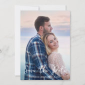 Save The Date Créez votre propre photo simple en deux Mariages (Devant)