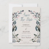 Save The Date Crest jardin | Eggshell | Mariage Enregistrer La D (Devant)