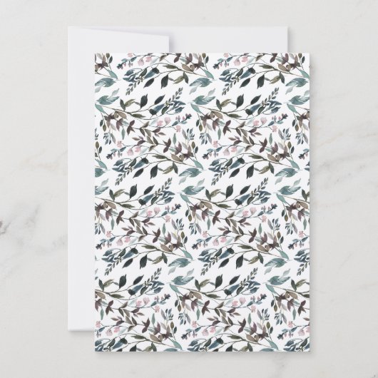 Save The Date Crest jardin | Mariage Rustique Kraft Enregistrer  (Dos)