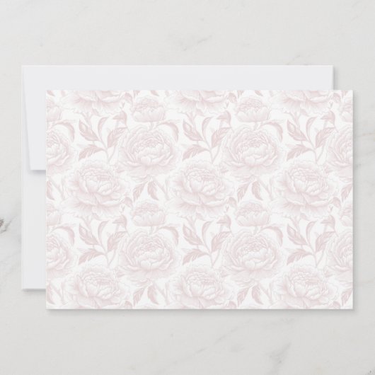 Save The Date Crest Monogram Blush Pink Script Photo (Dos)