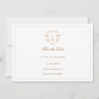 Crête Baroque | Monogramme de mariage