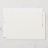 Save The Date Croquis aquarelle d'un palmier de plage tropicale (Dos)