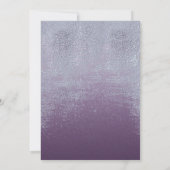 Save The Date Crystal Agate Mariage Amethyst ID825 (Dos)