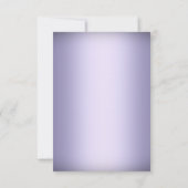 Save The Date Crystal Snowflake Purple Winter Enregistrer La Dat (Dos)