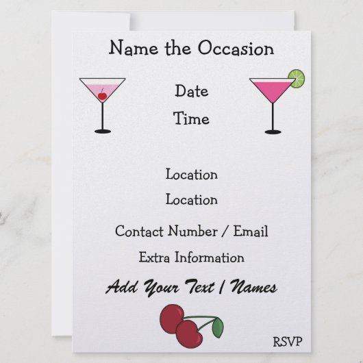 Save The Date Cuisine rétro / Soirée dîner - SRF (Dos)