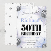 Save The Date custom personalized photo 50th  instant download  (Devant / Derrière)