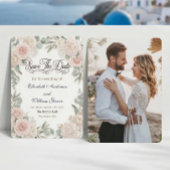 Save The Date Custom Photo Rustic Romantic