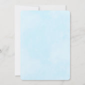 Save The Date Cute Aquarelle Mère Lion & Baby shower Cub (Dos)