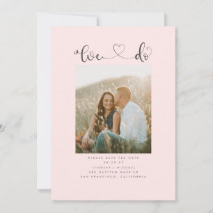 Save The Date Cute Modern Minimaliste, on sauve la photo de la d