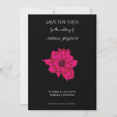 Save The Date Cute Pink Flower Clipart – Pop Art Floral Design (Devant)