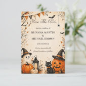 Save The Date Cute Spooky Autumn (Debout devant)