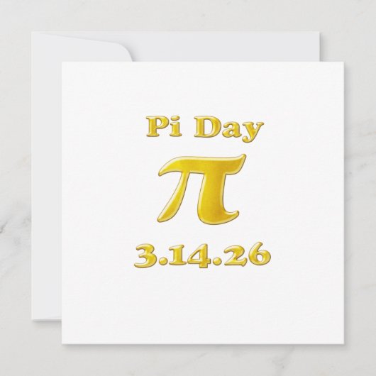 Save The Date Cutie 3.14 Pi Day (Devant)