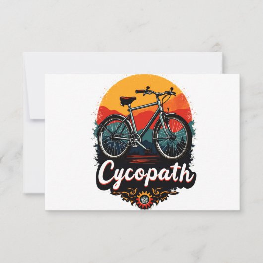 Save The Date Cycopaure : Vélo énergétique et soleil couchant Gr (Devant)