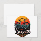 Save The Date Cycopaure : Vélo énergétique et soleil couchant Gr (Devant / Derrière)