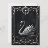 Save The Date Cygne Éternel de l'Amour, Forever Commence Ici. (Dos)